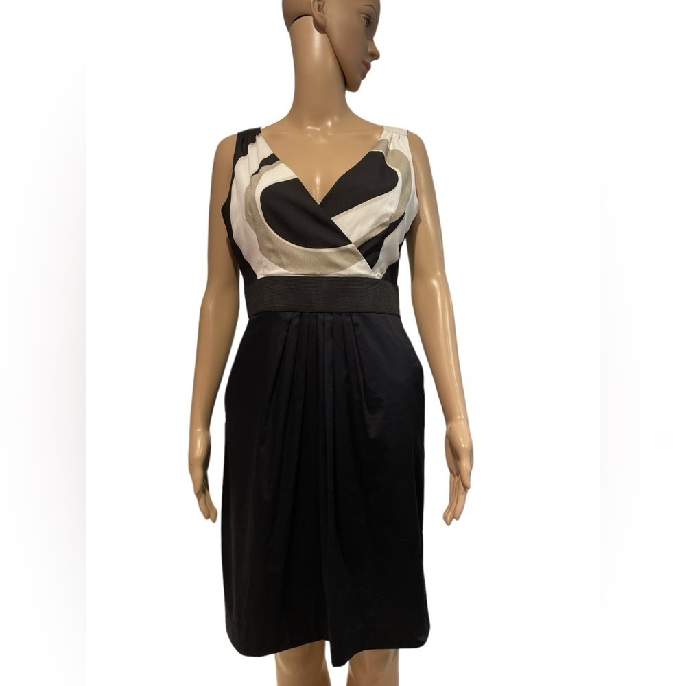 NWT Black, Beige, & White NY&Co Sheath Dress size Small